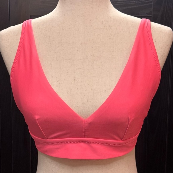 aerie Other - Aerie hot pink bikini top, size L